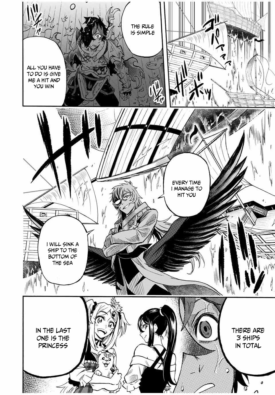 Jigoku no Gouka de Yaka re Tsuzuketa Shounen. Saikyou no Honou Tsukai to Natte Fukkatsu Suru. Chapter 32 page 10 - Chapter 32: BOSS - fight against the wind apostle of the church of the holy angels, Raphael part 2