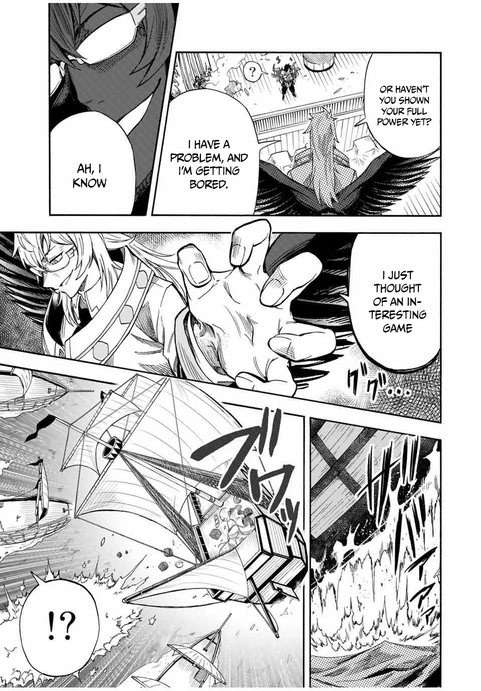 Jigoku no Gouka de Yaka re Tsuzuketa Shounen. Saikyou no Honou Tsukai to Natte Fukkatsu Suru. Chapter 32 page 9 - Chapter 32: BOSS - fight against the wind apostle of the church of the holy angels, Raphael part 2