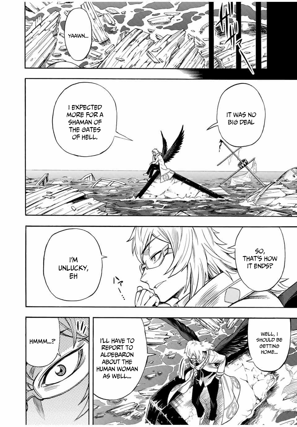 Jigoku no Gouka de Yaka re Tsuzuketa Shounen. Saikyou no Honou Tsukai to Natte Fukkatsu Suru. Chapter 34 page 10 - Chapter 34: The Flames of Love Glow Blue