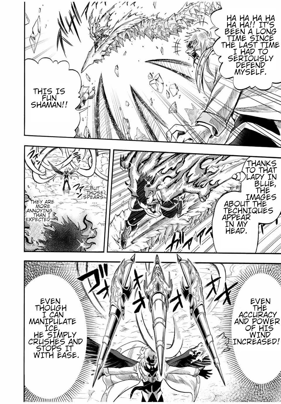 Jigoku no Gouka de Yaka re Tsuzuketa Shounen. Saikyou no Honou Tsukai to Natte Fukkatsu Suru. Chapter 36 page 3 - Chapter 36: Fight against the apostle of the wind of the church of the holy angels, Rafael Part 5