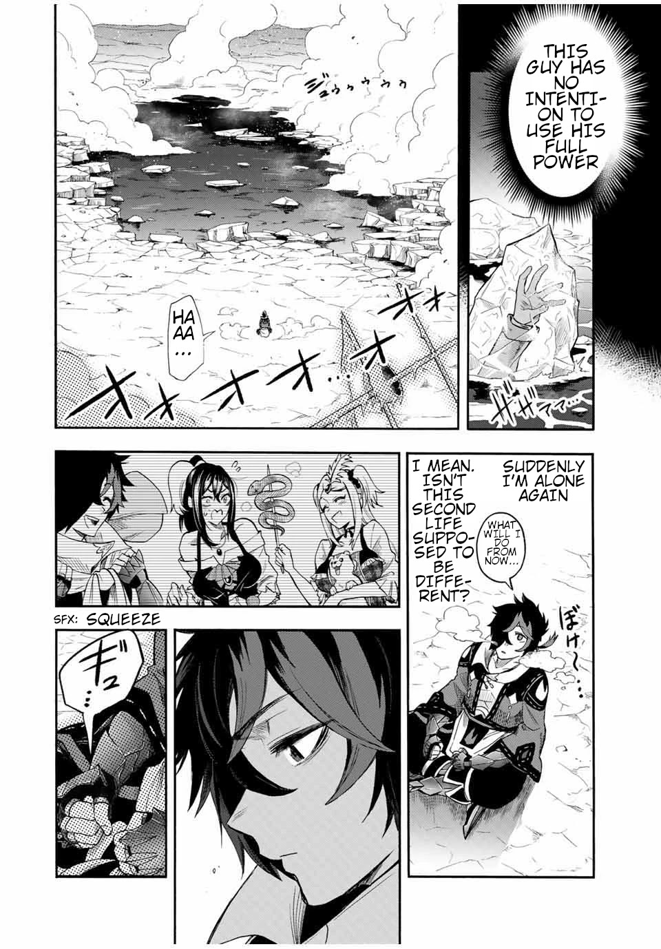 Jigoku no Gouka de Yaka re Tsuzuketa Shounen. Saikyou no Honou Tsukai to Natte Fukkatsu Suru. Chapter 37 page 3 - Chapter 37: Apostle of fire, Mikael