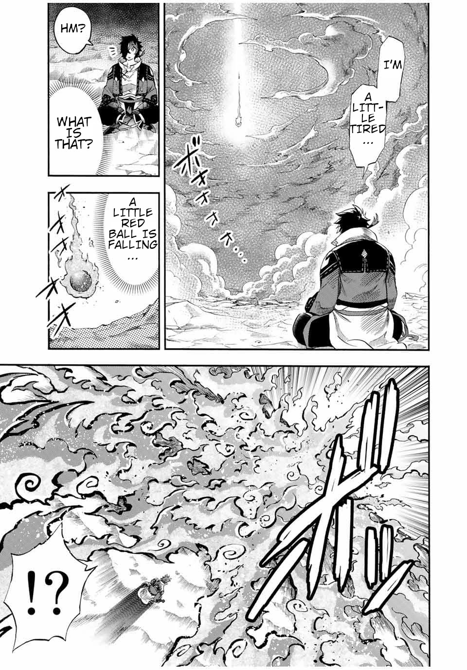 Jigoku no Gouka de Yaka re Tsuzuketa Shounen. Saikyou no Honou Tsukai to Natte Fukkatsu Suru. Chapter 37 page 4 - Chapter 37: Apostle of fire, Mikael