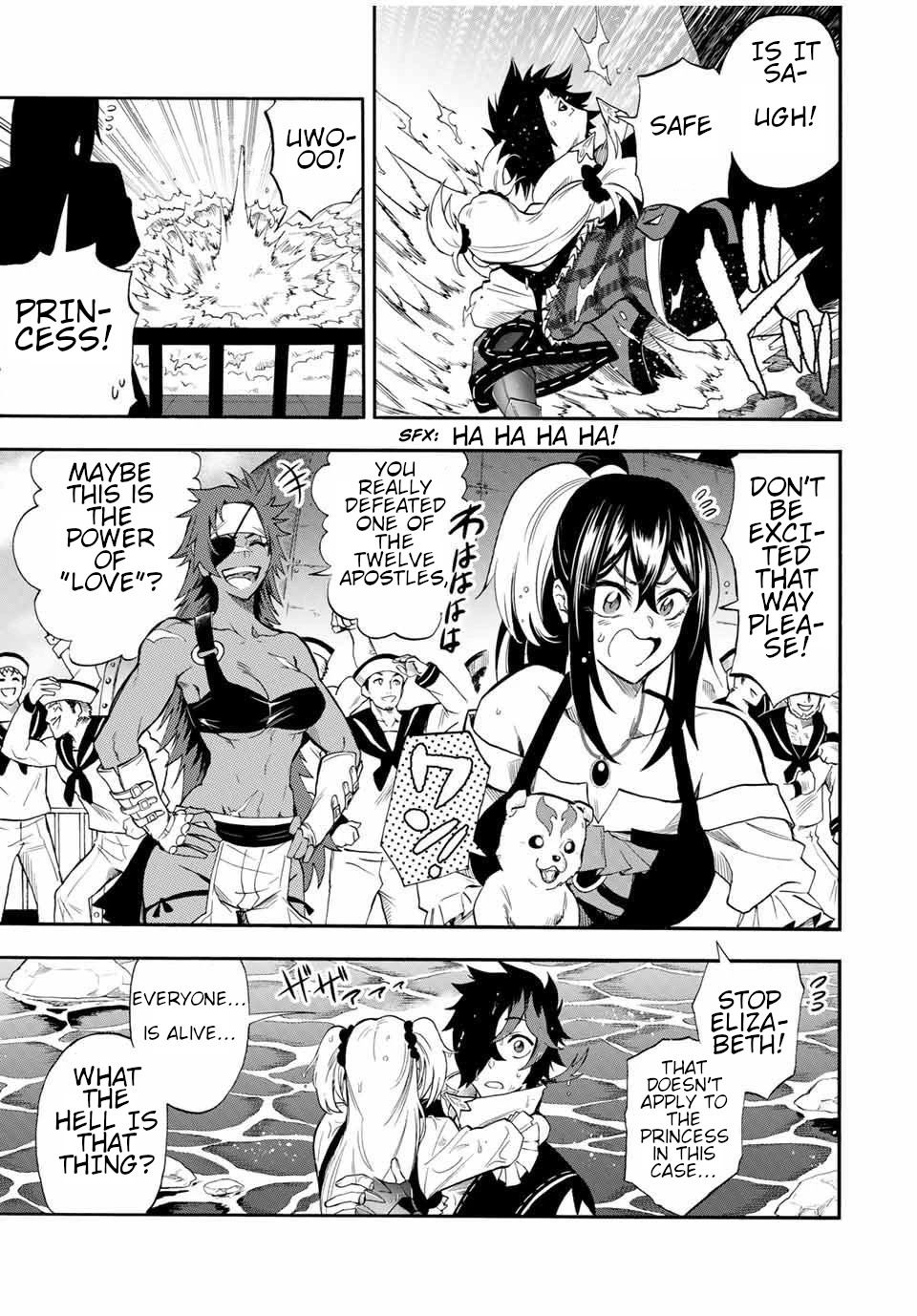 Jigoku no Gouka de Yaka re Tsuzuketa Shounen. Saikyou no Honou Tsukai to Natte Fukkatsu Suru. Chapter 38 page 4 - Chapter 38: What a relief!