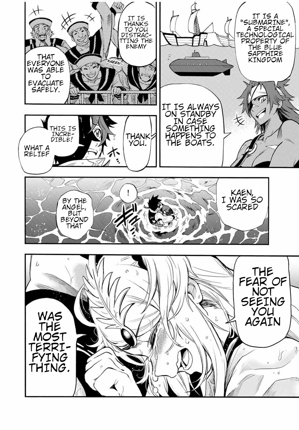 Jigoku no Gouka de Yaka re Tsuzuketa Shounen. Saikyou no Honou Tsukai to Natte Fukkatsu Suru. Chapter 38 page 5 - Chapter 38: What a relief!