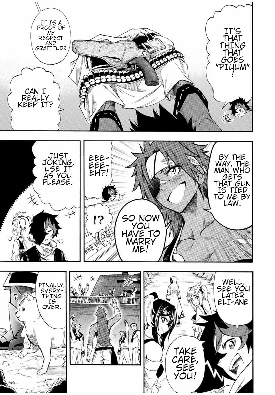Jigoku no Gouka de Yaka re Tsuzuketa Shounen. Saikyou no Honou Tsukai to Natte Fukkatsu Suru. Chapter 39 page 4 - Chapter 39: Arrival at the Blue Sapphire kingdom!