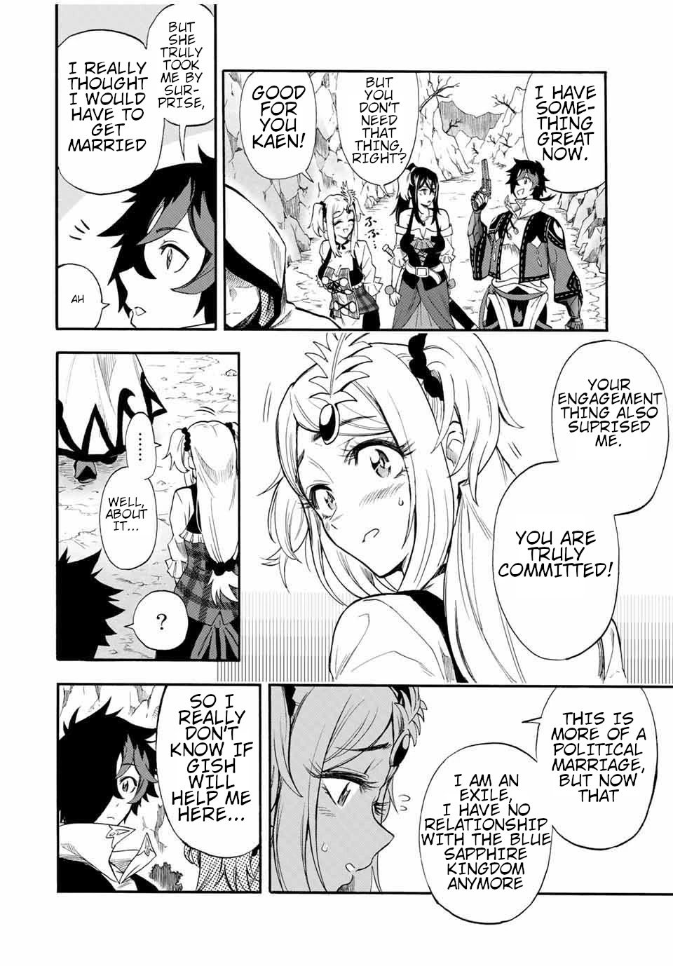 Jigoku no Gouka de Yaka re Tsuzuketa Shounen. Saikyou no Honou Tsukai to Natte Fukkatsu Suru. Chapter 39 page 5 - Chapter 39: Arrival at the Blue Sapphire kingdom!