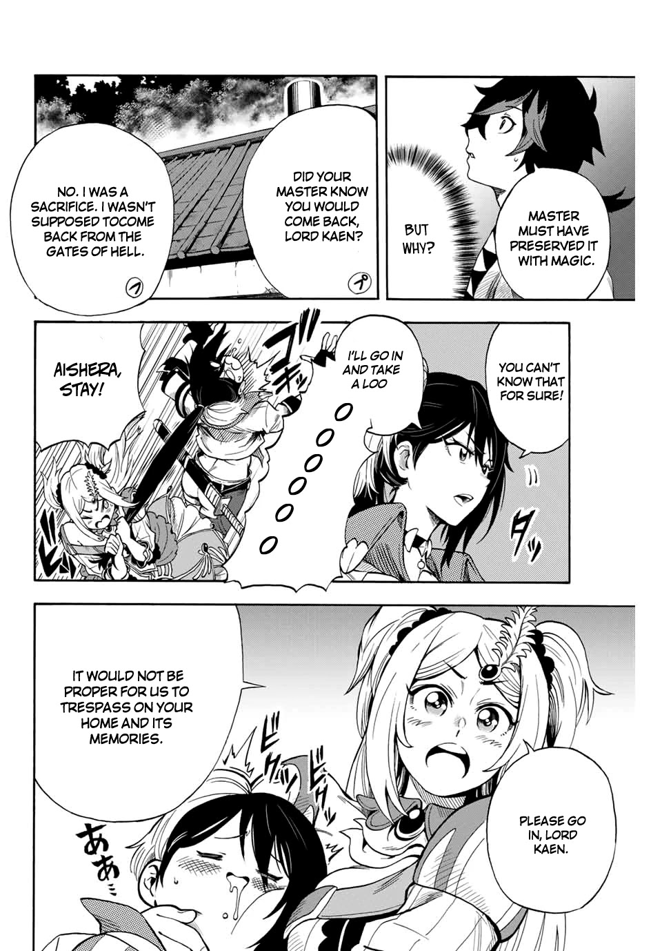 Jigoku no Gouka de Yaka re Tsuzuketa Shounen. Saikyou no Honou Tsukai to Natte Fukkatsu Suru. Chapter 4 page 2 - Chapter 4