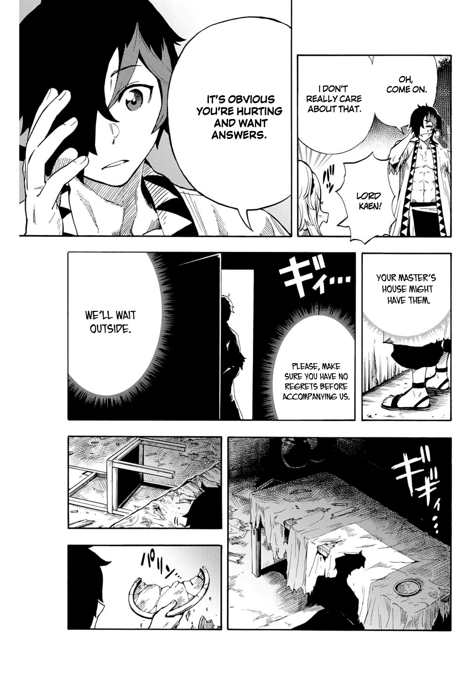 Jigoku no Gouka de Yaka re Tsuzuketa Shounen. Saikyou no Honou Tsukai to Natte Fukkatsu Suru. Chapter 4 page 3 - Chapter 4