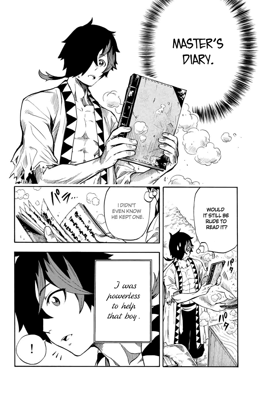Jigoku no Gouka de Yaka re Tsuzuketa Shounen. Saikyou no Honou Tsukai to Natte Fukkatsu Suru. Chapter 4 page 6 - Chapter 4