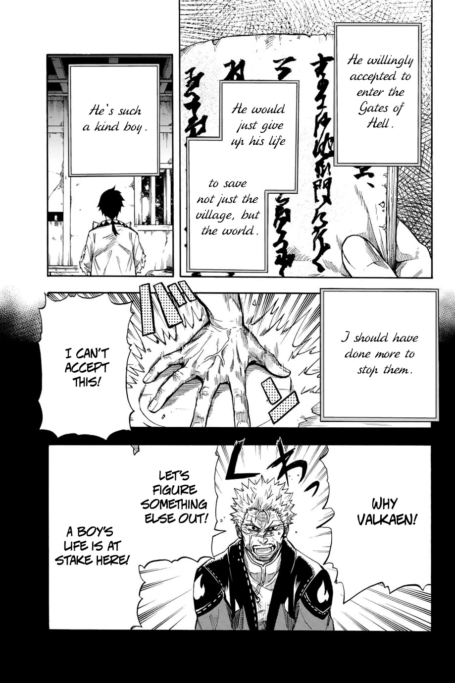 Jigoku no Gouka de Yaka re Tsuzuketa Shounen. Saikyou no Honou Tsukai to Natte Fukkatsu Suru. Chapter 4 page 7 - Chapter 4