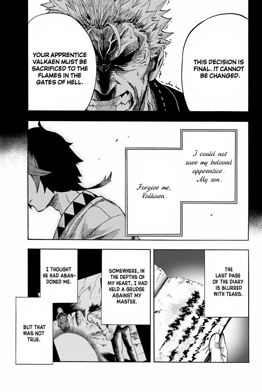 Jigoku no Gouka de Yaka re Tsuzuketa Shounen. Saikyou no Honou Tsukai to Natte Fukkatsu Suru. Chapter 4 page 9 - Chapter 4
