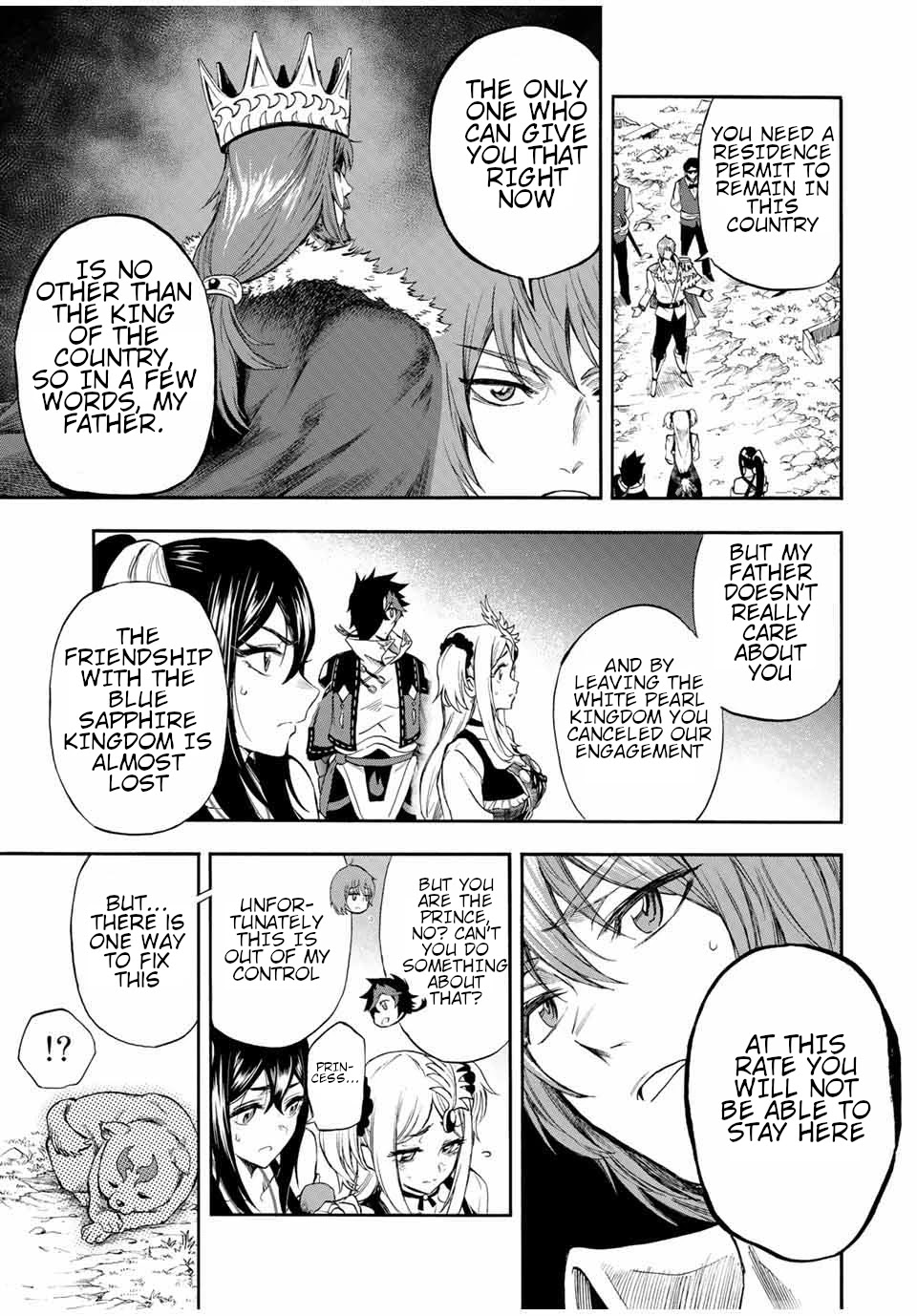 Jigoku no Gouka de Yaka re Tsuzuketa Shounen. Saikyou no Honou Tsukai to Natte Fukkatsu Suru. Chapter 40 page 6 - Chapter 40: Secret Royal Meeting