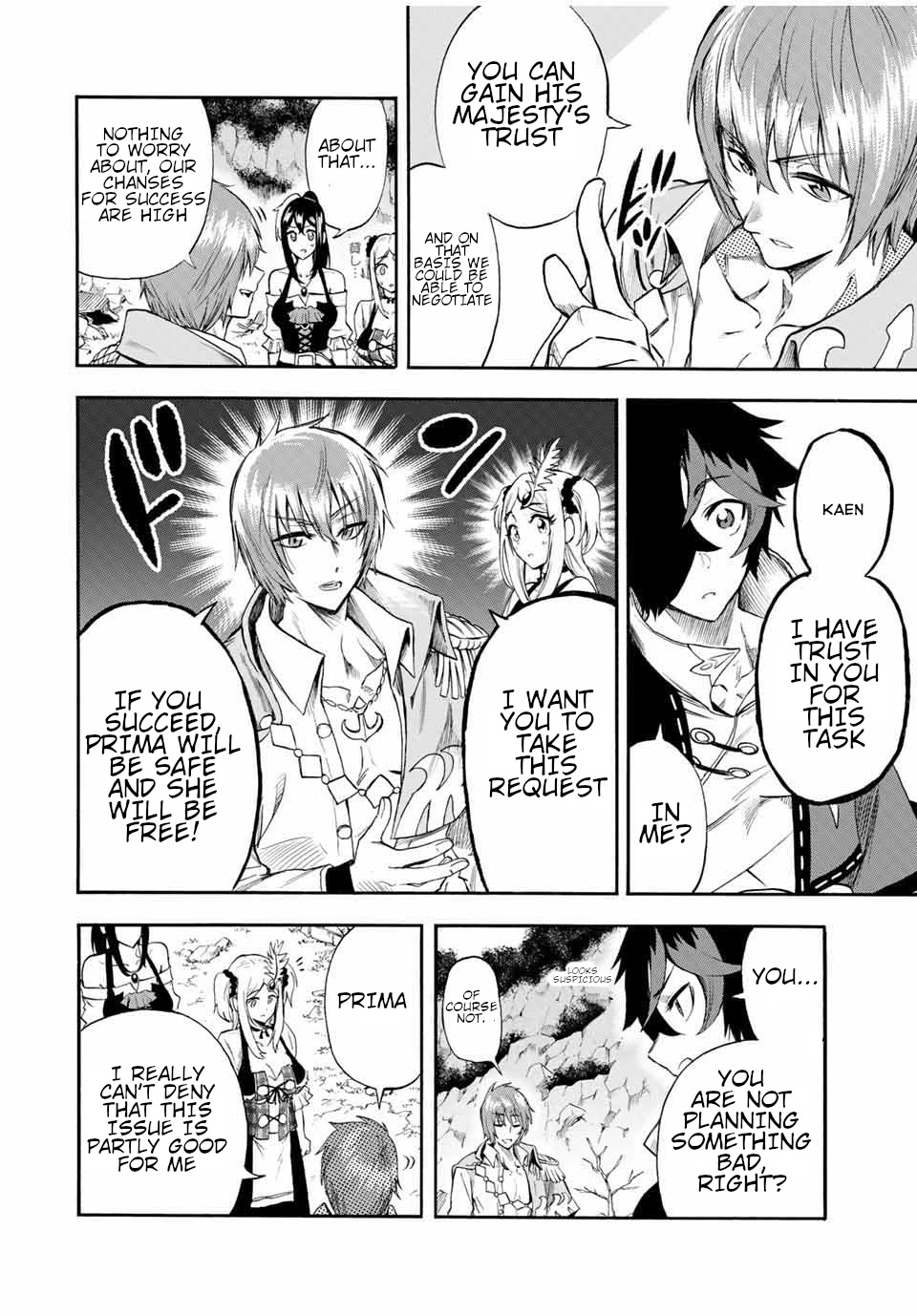 Jigoku no Gouka de Yaka re Tsuzuketa Shounen. Saikyou no Honou Tsukai to Natte Fukkatsu Suru. Chapter 40 page 7 - Chapter 40: Secret Royal Meeting