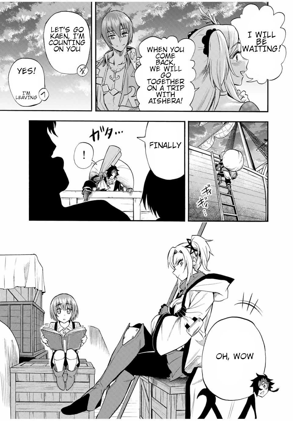 Jigoku no Gouka de Yaka re Tsuzuketa Shounen. Saikyou no Honou Tsukai to Natte Fukkatsu Suru. Chapter 41 page 8 - Chapter 41: The Escort of the Prince