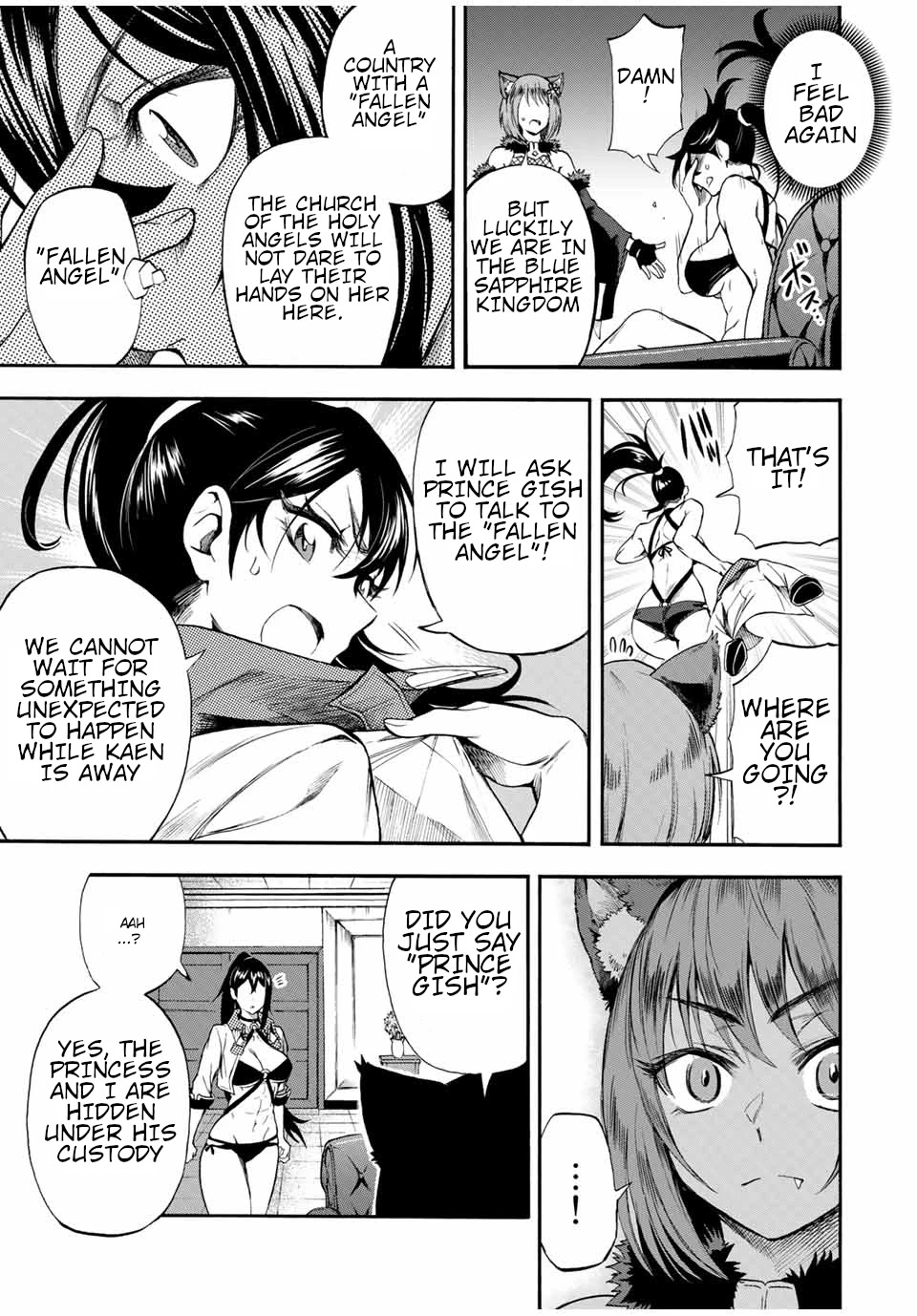 Jigoku no Gouka de Yaka re Tsuzuketa Shounen. Saikyou no Honou Tsukai to Natte Fukkatsu Suru. Chapter 43 page 12 - Chapter 43: In the meantime.