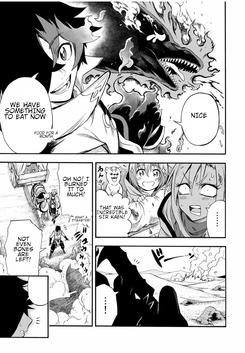 Jigoku no Gouka de Yaka re Tsuzuketa Shounen. Saikyou no Honou Tsukai to Natte Fukkatsu Suru. Chapter 44 page 10 - Chapter 44: The path to the Red Ruby kingdom.