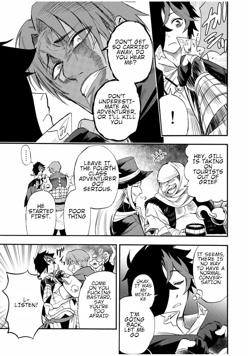 Jigoku no Gouka de Yaka re Tsuzuketa Shounen. Saikyou no Honou Tsukai to Natte Fukkatsu Suru. Chapter 45 page 10 - Chapter 45: The Adventurers Guild.