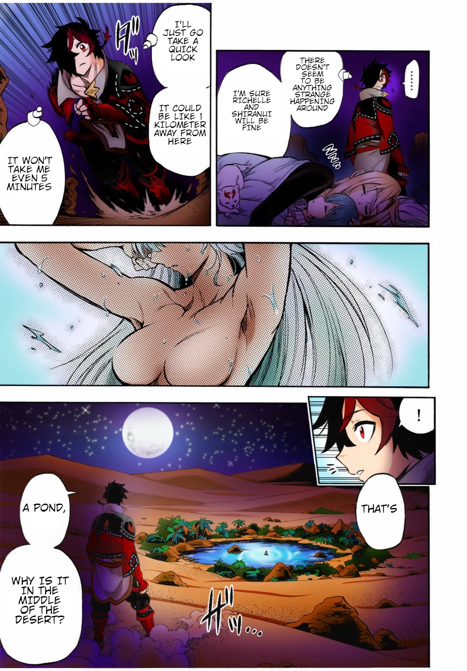 Jigoku no Gouka de Yaka re Tsuzuketa Shounen. Saikyou no Honou Tsukai to Natte Fukkatsu Suru. Chapter 47 page 8 - Chapter 47: Kaguya