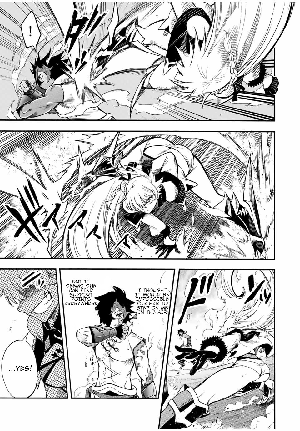 Jigoku no Gouka de Yaka re Tsuzuketa Shounen. Saikyou no Honou Tsukai to Natte Fukkatsu Suru. Chapter 49 page 10 - Chapter 49: Kamikaze style martial art, 7th generation of "the silver wolf" Kaguya Part 1