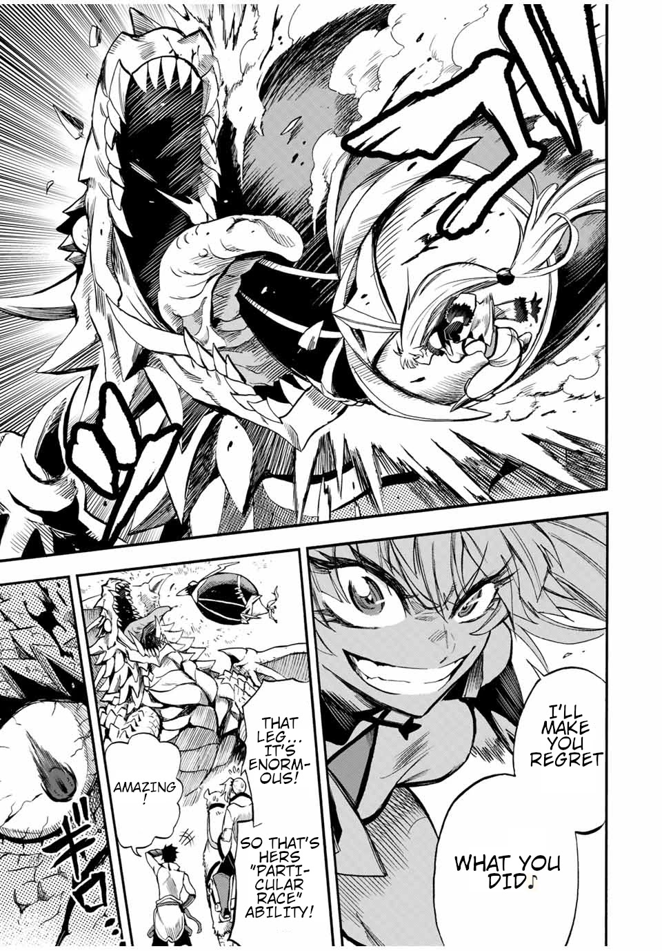 Jigoku no Gouka de Yaka re Tsuzuketa Shounen. Saikyou no Honou Tsukai to Natte Fukkatsu Suru. Chapter 50 page 6 - Chapter 50: Kamikaze style martial art, 7th generation of "the silver wolf" Kaguya Part 2