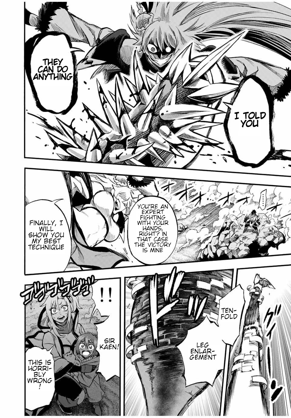 Jigoku no Gouka de Yaka re Tsuzuketa Shounen. Saikyou no Honou Tsukai to Natte Fukkatsu Suru. Chapter 51 page 9 - Chapter 51: Kamikaze style martial art, 7th generation of "the silver wolf” Kaguya Part 3
