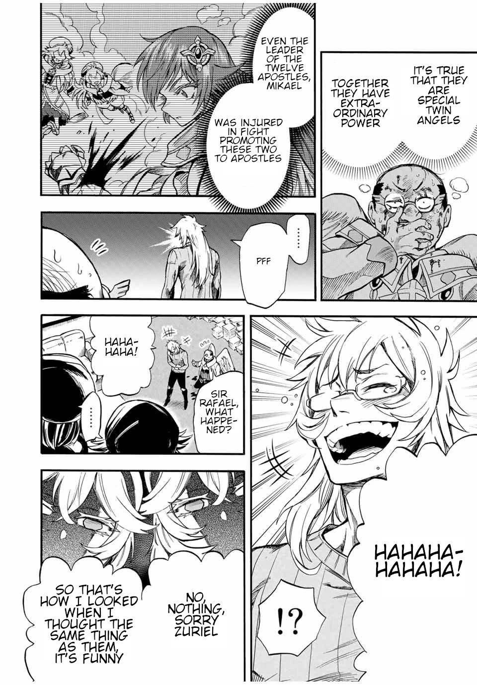 Jigoku no Gouka de Yaka re Tsuzuketa Shounen. Saikyou no Honou Tsukai to Natte Fukkatsu Suru. Chapter 52 page 11 - Chapter 52: The new Twelve Apostles.