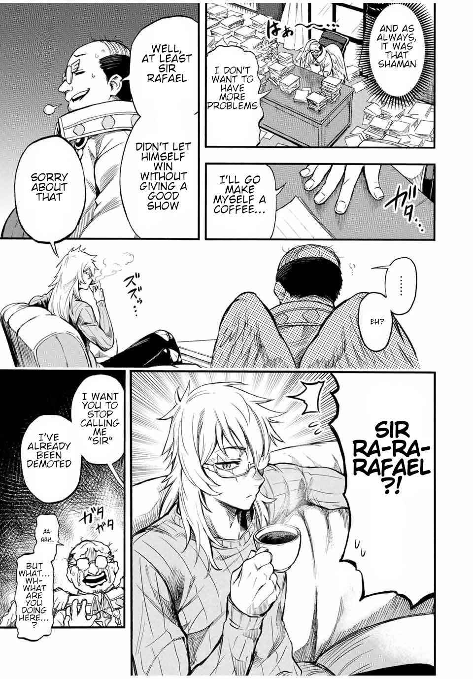 Jigoku no Gouka de Yaka re Tsuzuketa Shounen. Saikyou no Honou Tsukai to Natte Fukkatsu Suru. Chapter 52 page 6 - Chapter 52: The new Twelve Apostles.