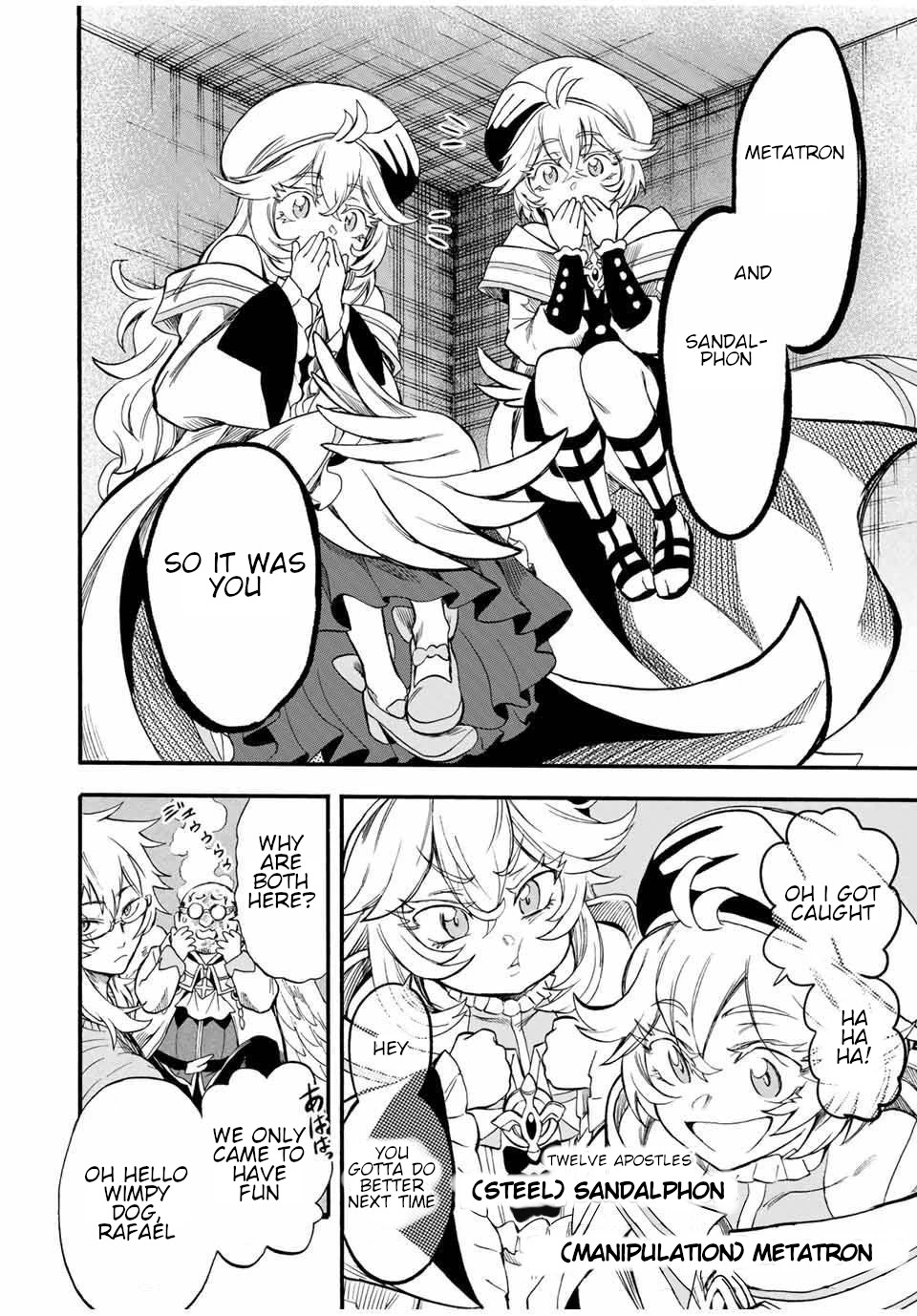 Jigoku no Gouka de Yaka re Tsuzuketa Shounen. Saikyou no Honou Tsukai to Natte Fukkatsu Suru. Chapter 52 page 9 - Chapter 52: The new Twelve Apostles.