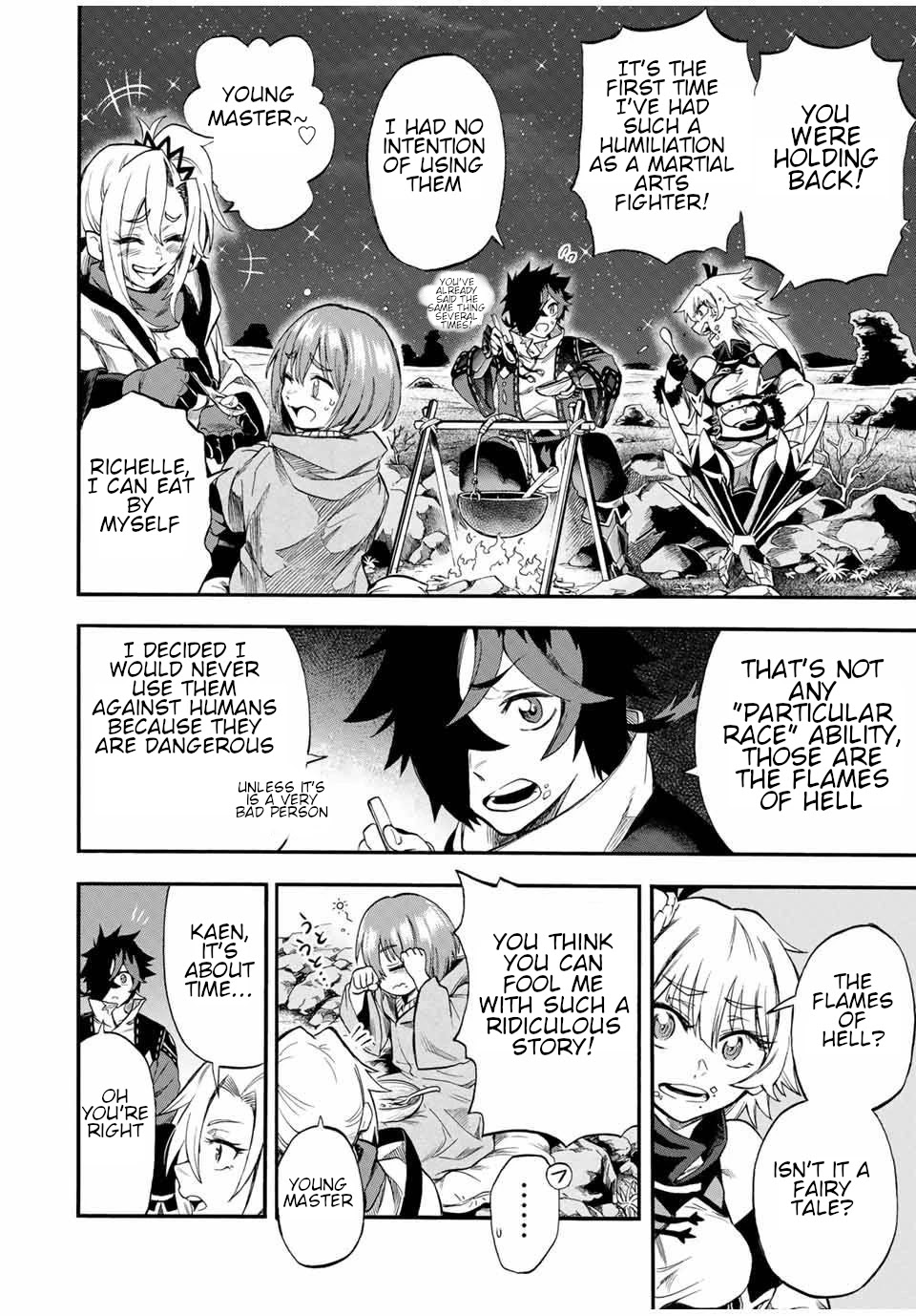 Jigoku no Gouka de Yaka re Tsuzuketa Shounen. Saikyou no Honou Tsukai to Natte Fukkatsu Suru. Chapter 53 page 5 - Chapter 53: Kaguya's story