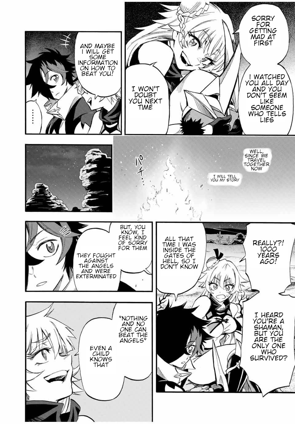 Jigoku no Gouka de Yaka re Tsuzuketa Shounen. Saikyou no Honou Tsukai to Natte Fukkatsu Suru. Chapter 53 page 7 - Chapter 53: Kaguya's story