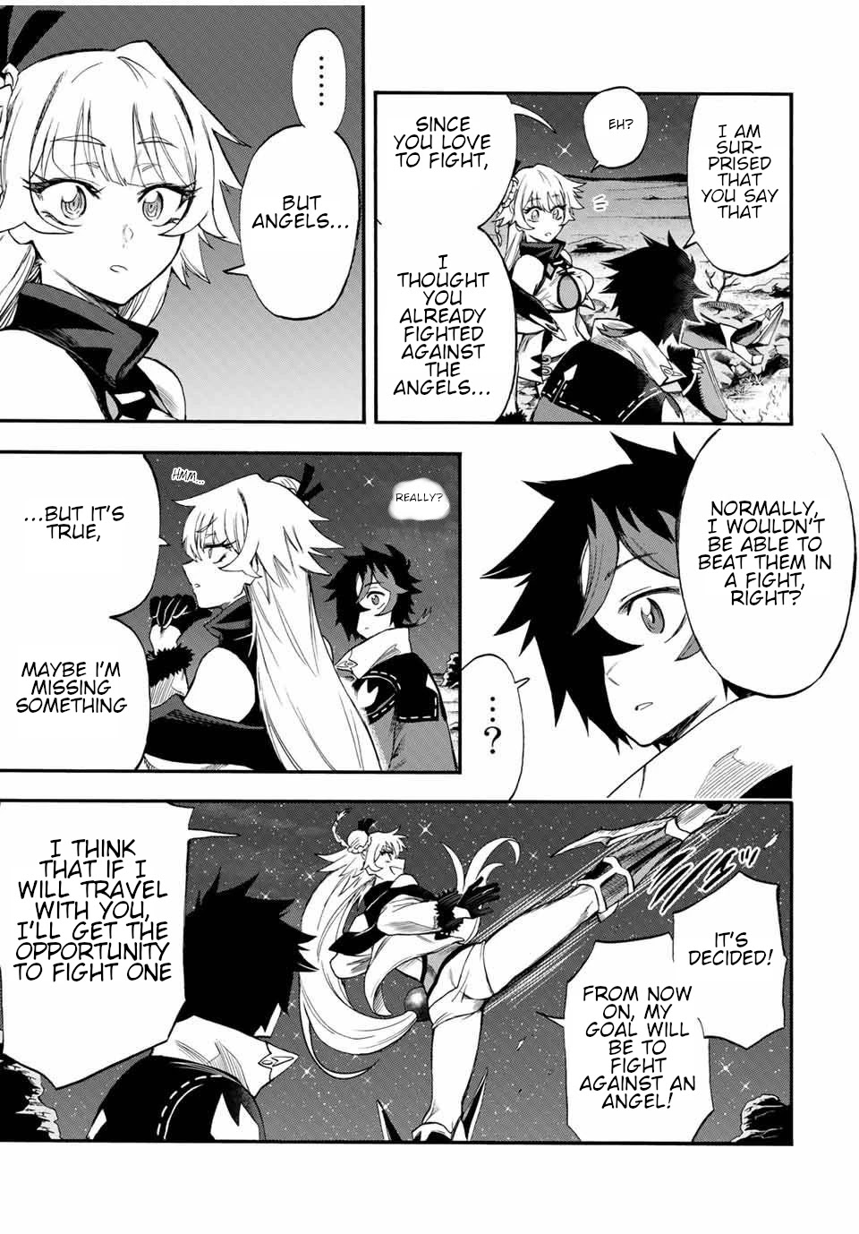 Jigoku no Gouka de Yaka re Tsuzuketa Shounen. Saikyou no Honou Tsukai to Natte Fukkatsu Suru. Chapter 53 page 8 - Chapter 53: Kaguya's story