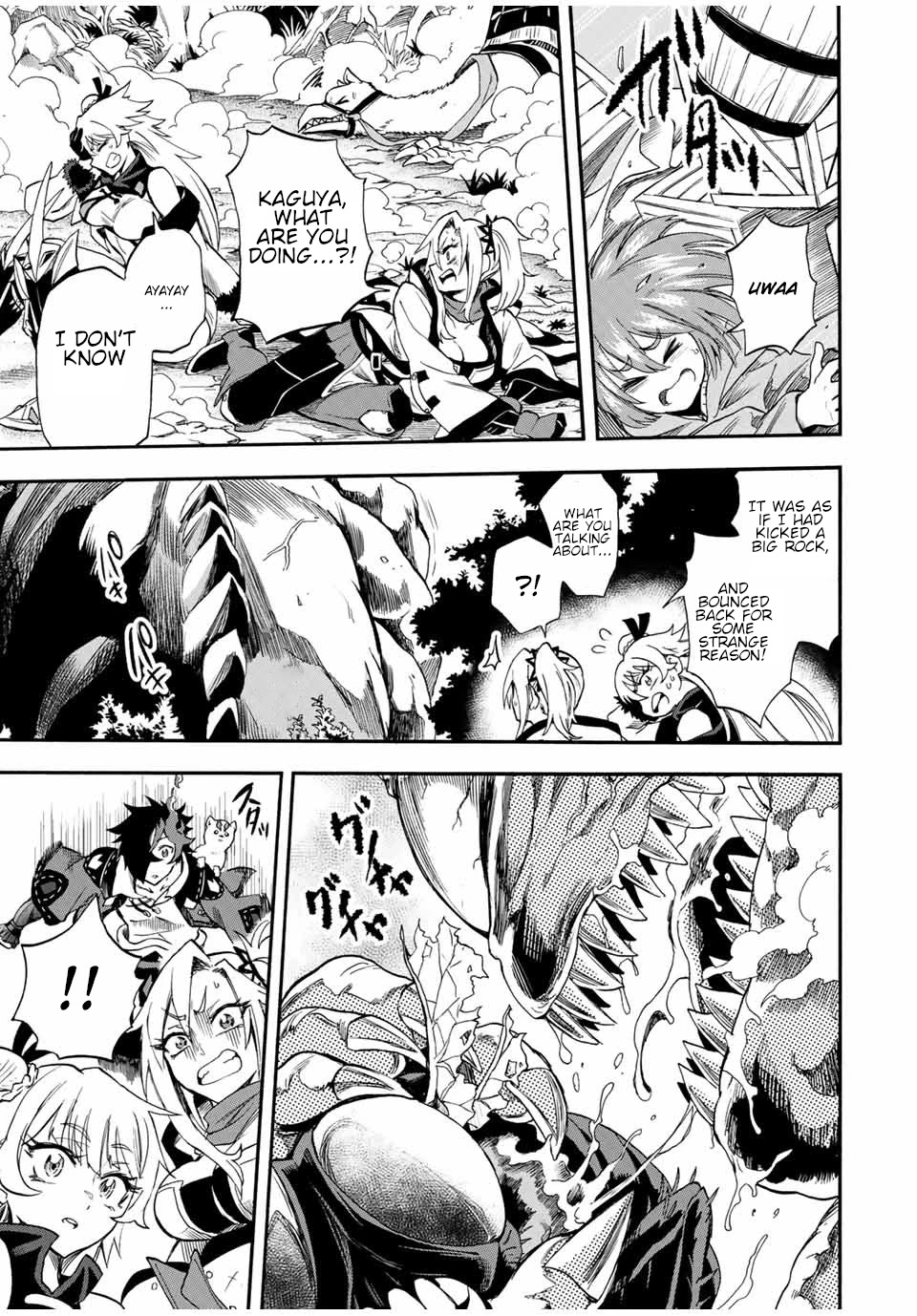 Jigoku no Gouka de Yaka re Tsuzuketa Shounen. Saikyou no Honou Tsukai to Natte Fukkatsu Suru. Chapter 55 page 8 - Chapter 55: The demonic beasts of the jungle.
