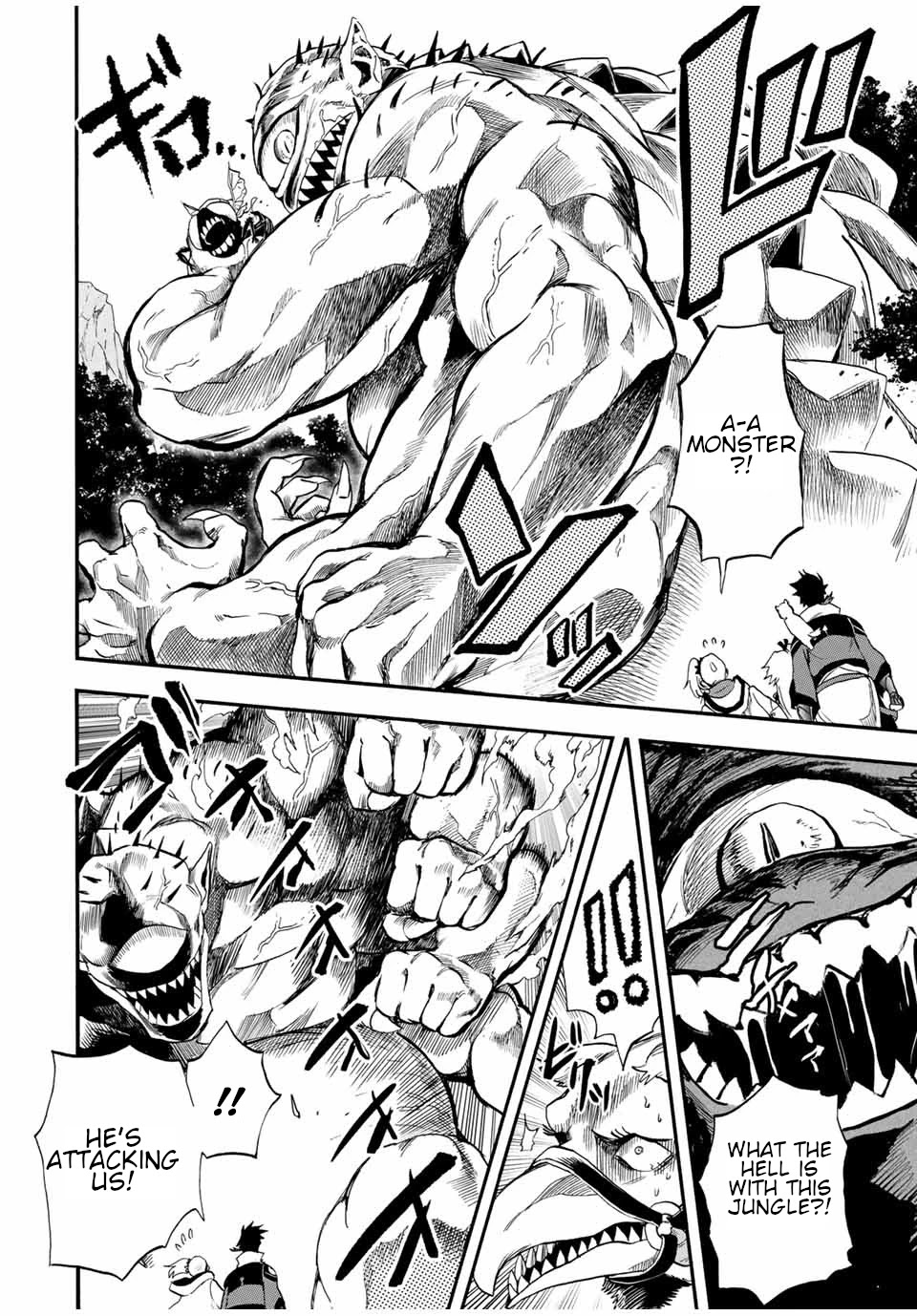 Jigoku no Gouka de Yaka re Tsuzuketa Shounen. Saikyou no Honou Tsukai to Natte Fukkatsu Suru. Chapter 55 page 9 - Chapter 55: The demonic beasts of the jungle.
