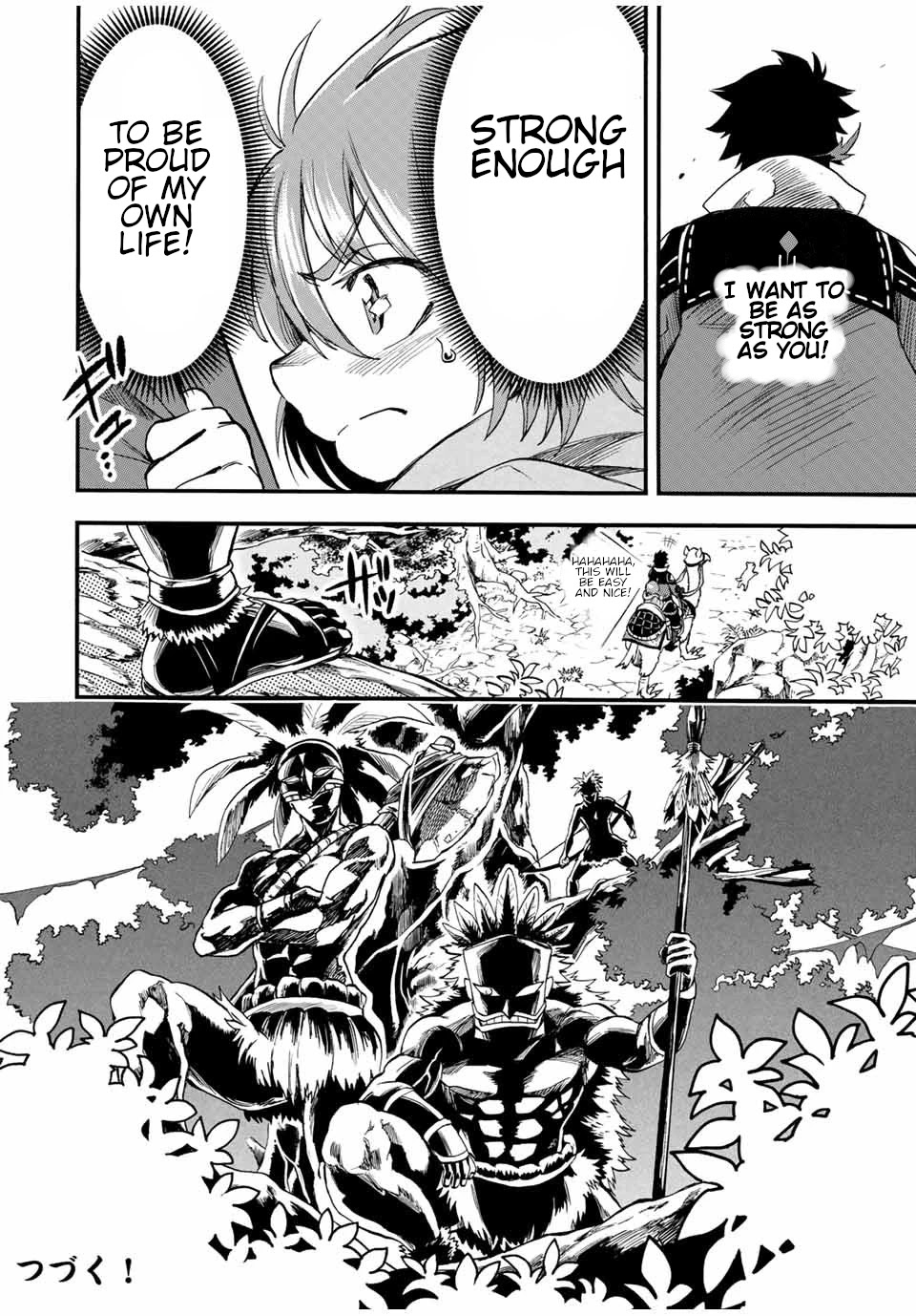 Jigoku no Gouka de Yaka re Tsuzuketa Shounen. Saikyou no Honou Tsukai to Natte Fukkatsu Suru. Chapter 57 page 13 - Chapter 57: Path 1: Kaen and Nier.