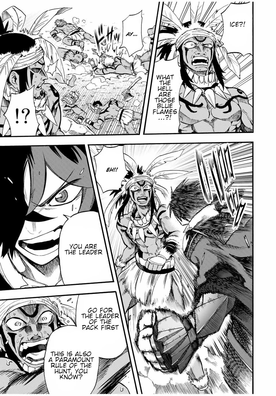 Jigoku no Gouka de Yaka re Tsuzuketa Shounen. Saikyou no Honou Tsukai to Natte Fukkatsu Suru. Chapter 59 page 8 - Chapter 59: Path 1: COMBAT ・ Jalandhara