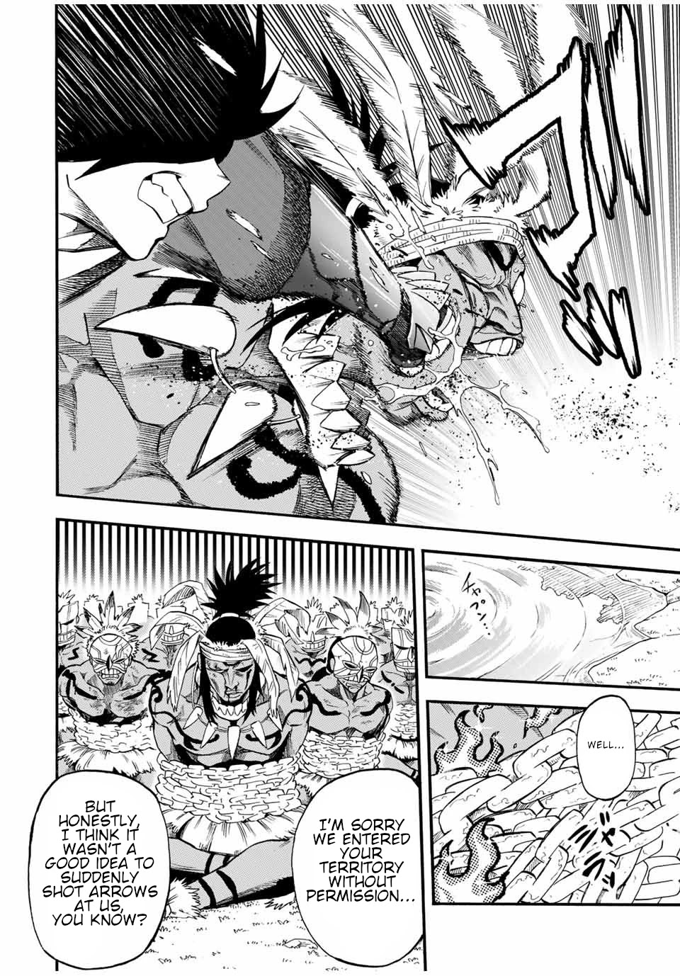 Jigoku no Gouka de Yaka re Tsuzuketa Shounen. Saikyou no Honou Tsukai to Natte Fukkatsu Suru. Chapter 59 page 9 - Chapter 59: Path 1: COMBAT ・ Jalandhara