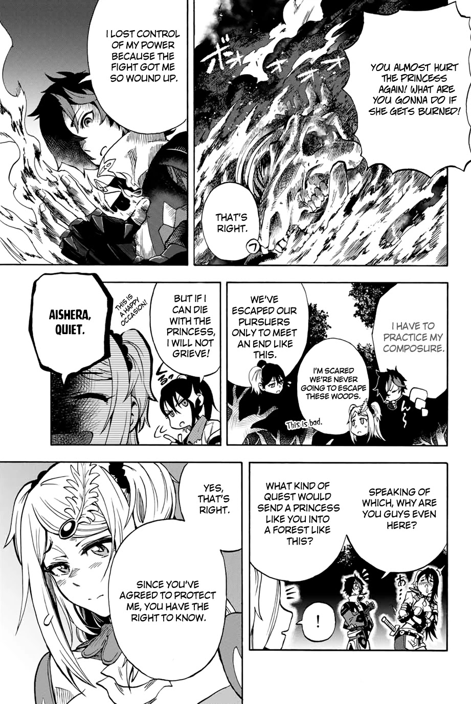 Jigoku no Gouka de Yaka re Tsuzuketa Shounen. Saikyou no Honou Tsukai to Natte Fukkatsu Suru. Chapter 6 page 3 - Chapter 6: Fire and Magic