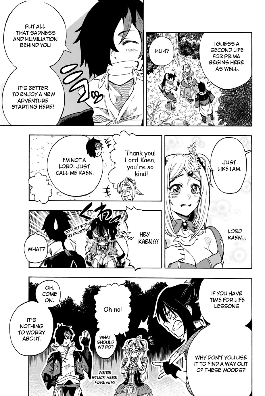 Jigoku no Gouka de Yaka re Tsuzuketa Shounen. Saikyou no Honou Tsukai to Natte Fukkatsu Suru. Chapter 6 page 5 - Chapter 6: Fire and Magic