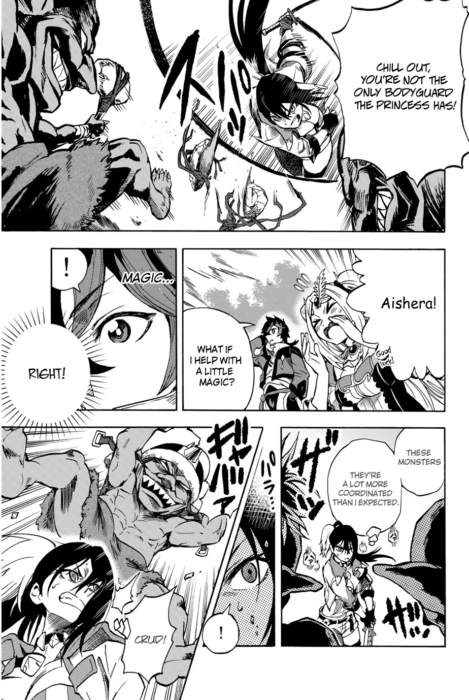 Jigoku no Gouka de Yaka re Tsuzuketa Shounen. Saikyou no Honou Tsukai to Natte Fukkatsu Suru. Chapter 6 page 9 - Chapter 6: Fire and Magic
