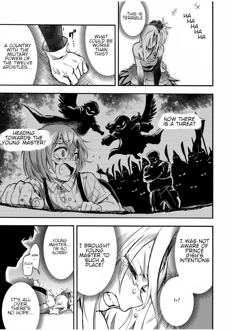 Jigoku no Gouka de Yaka re Tsuzuketa Shounen. Saikyou no Honou Tsukai to Natte Fukkatsu Suru. Chapter 65 page 10 - Chapter 65: The 2nd Prince of the Red Ruby kingdom, Kagaribi