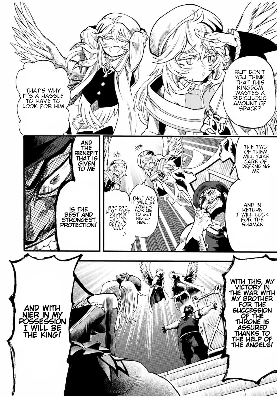 Jigoku no Gouka de Yaka re Tsuzuketa Shounen. Saikyou no Honou Tsukai to Natte Fukkatsu Suru. Chapter 65 page 9 - Chapter 65: The 2nd Prince of the Red Ruby kingdom, Kagaribi