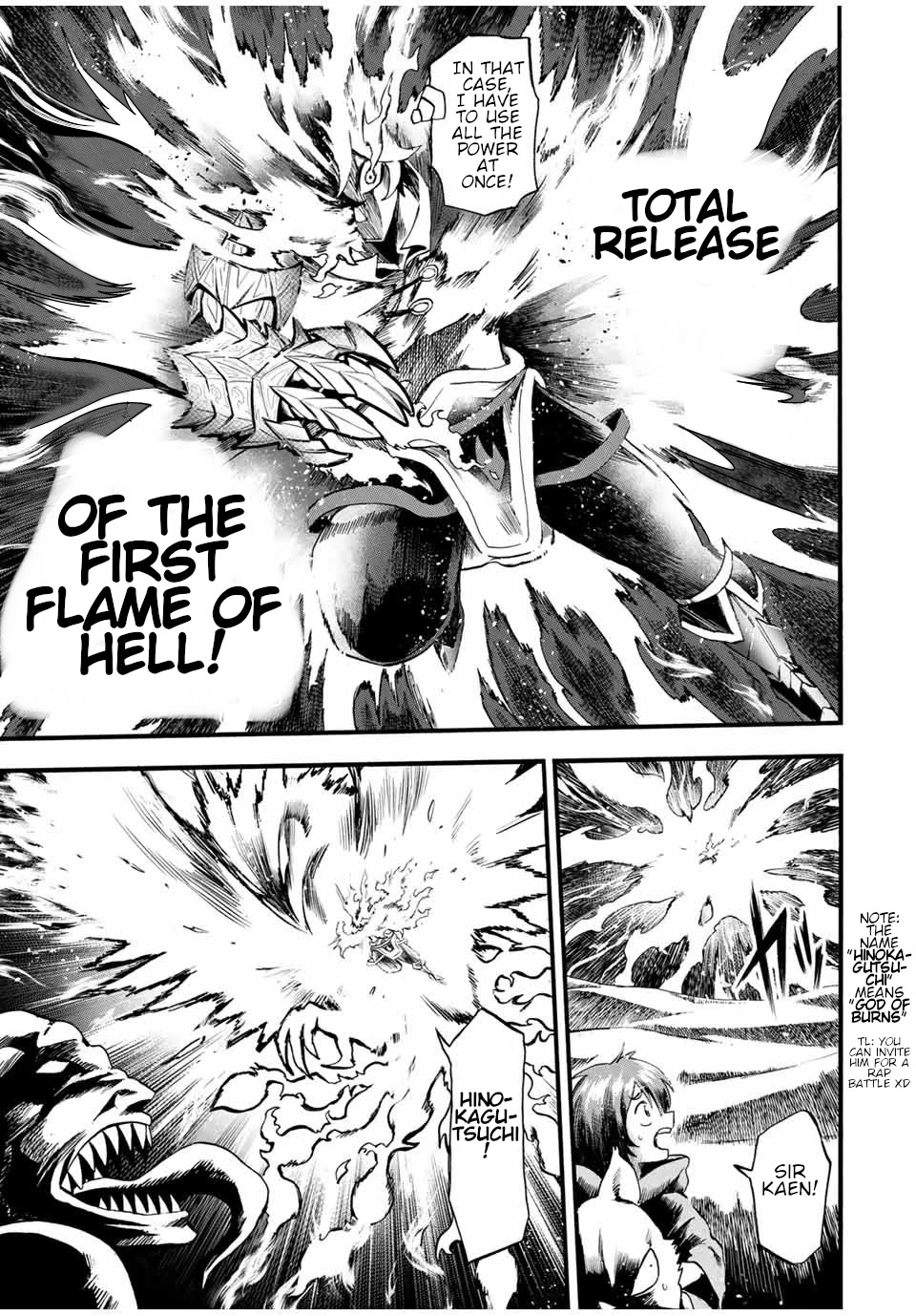 Jigoku no Gouka de Yaka re Tsuzuketa Shounen. Saikyou no Honou Tsukai to Natte Fukkatsu Suru. Chapter 67 page 4 - Chapter 67: The flames of hell have no effect