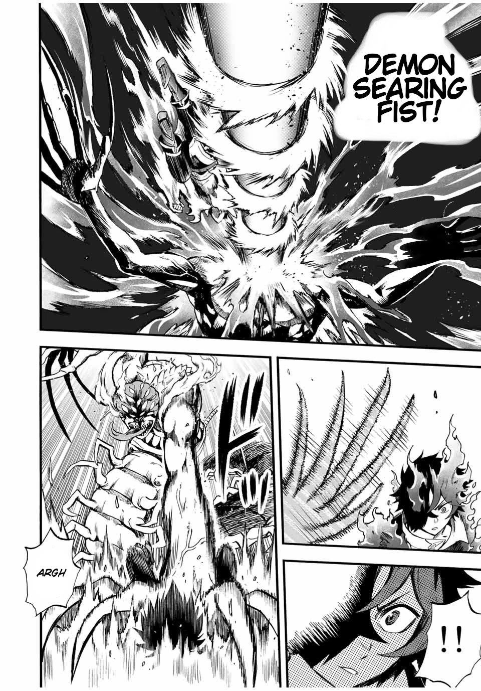 Jigoku no Gouka de Yaka re Tsuzuketa Shounen. Saikyou no Honou Tsukai to Natte Fukkatsu Suru. Chapter 67 page 5 - Chapter 67: The flames of hell have no effect