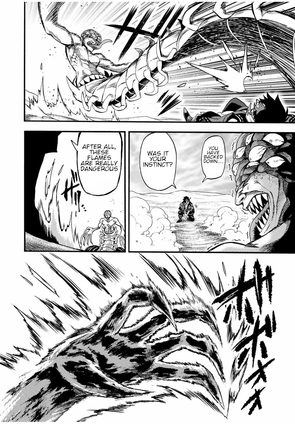 Jigoku no Gouka de Yaka re Tsuzuketa Shounen. Saikyou no Honou Tsukai to Natte Fukkatsu Suru. Chapter 68 page 5 - Chapter 68: The Third Flame of Hell.