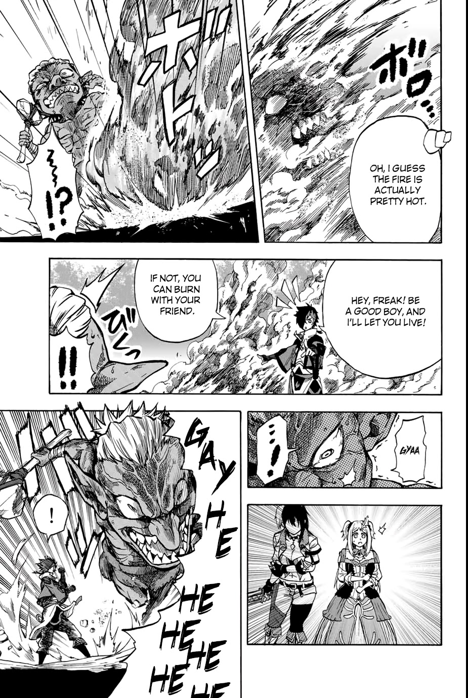 Jigoku no Gouka de Yaka re Tsuzuketa Shounen. Saikyou no Honou Tsukai to Natte Fukkatsu Suru. Chapter 7 page 5 - Chapter 7