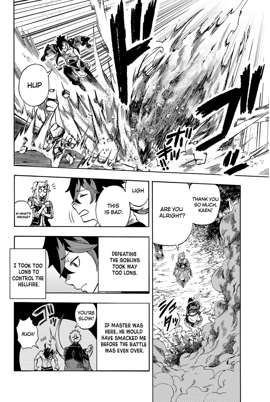 Jigoku no Gouka de Yaka re Tsuzuketa Shounen. Saikyou no Honou Tsukai to Natte Fukkatsu Suru. Chapter 7 page 8 - Chapter 7