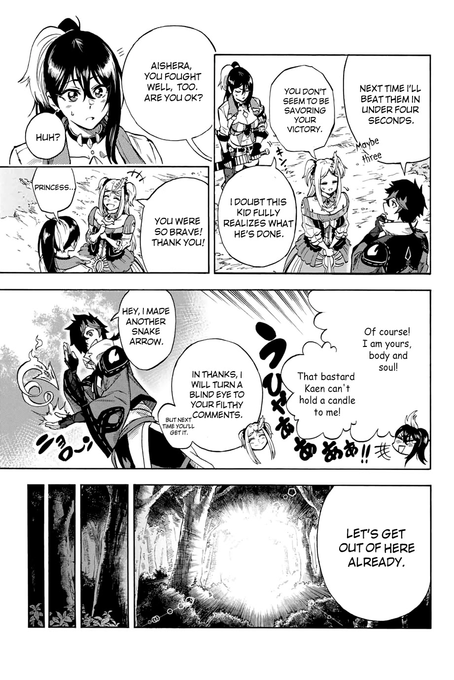 Jigoku no Gouka de Yaka re Tsuzuketa Shounen. Saikyou no Honou Tsukai to Natte Fukkatsu Suru. Chapter 7 page 9 - Chapter 7