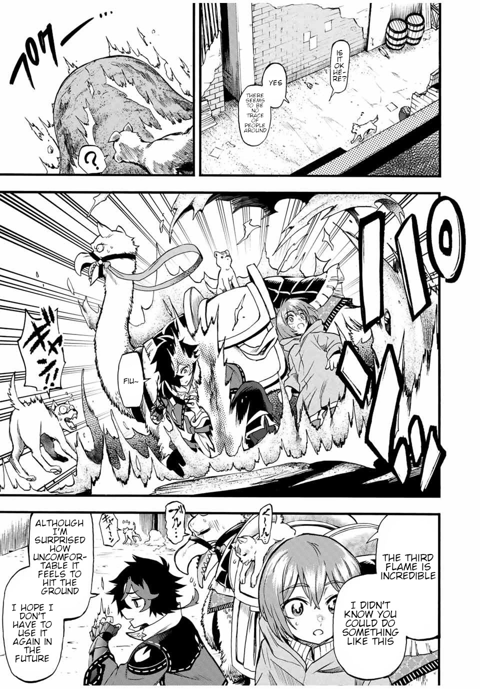 Jigoku no Gouka de Yaka re Tsuzuketa Shounen. Saikyou no Honou Tsukai to Natte Fukkatsu Suru. Chapter 70 page 4 - Chapter 70: The Red Ruby Kingdom City