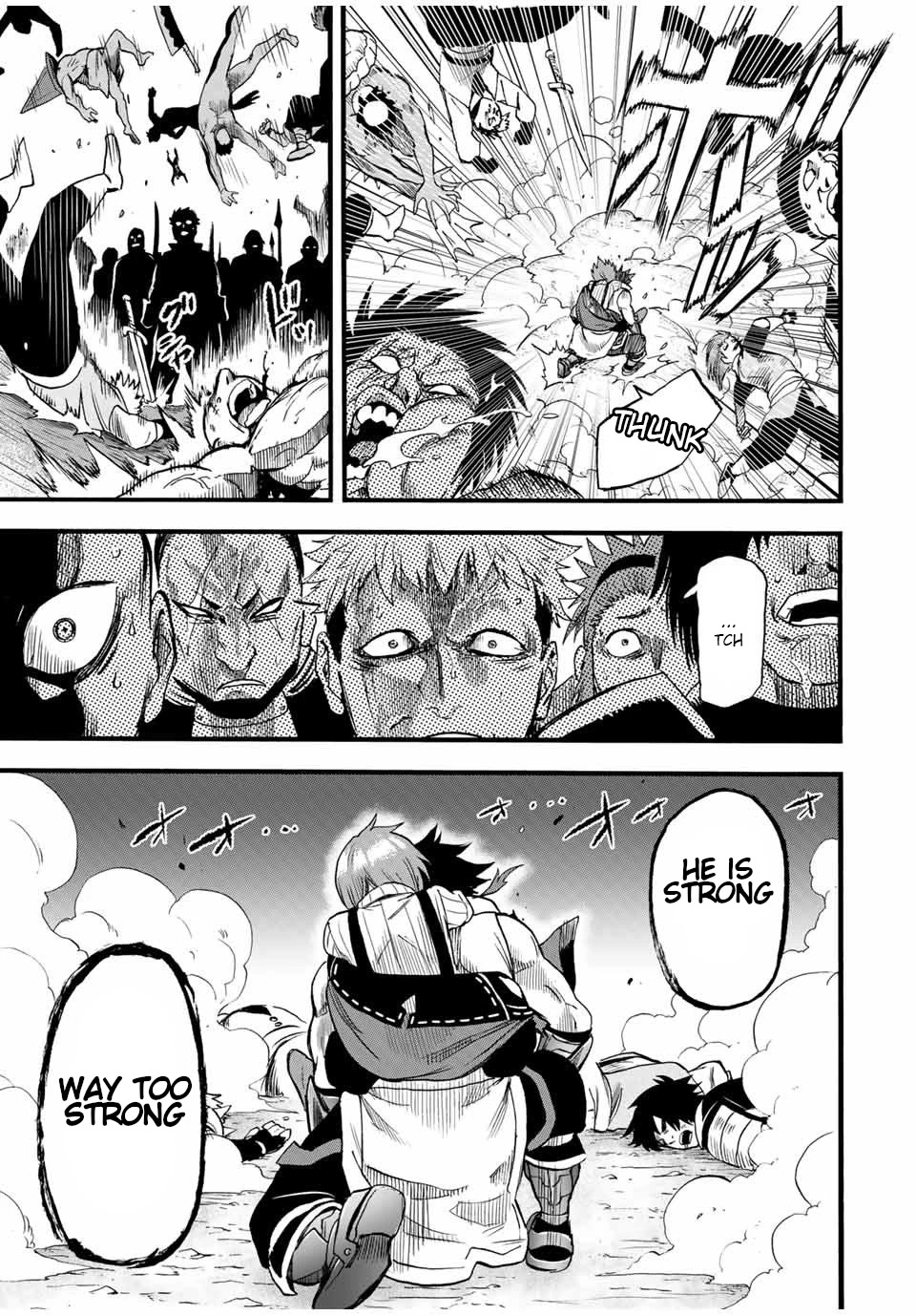 Jigoku no Gouka de Yaka re Tsuzuketa Shounen. Saikyou no Honou Tsukai to Natte Fukkatsu Suru. Chapter 72 page 8 - Chapter 72: The four greatest upper-class adventurers.
