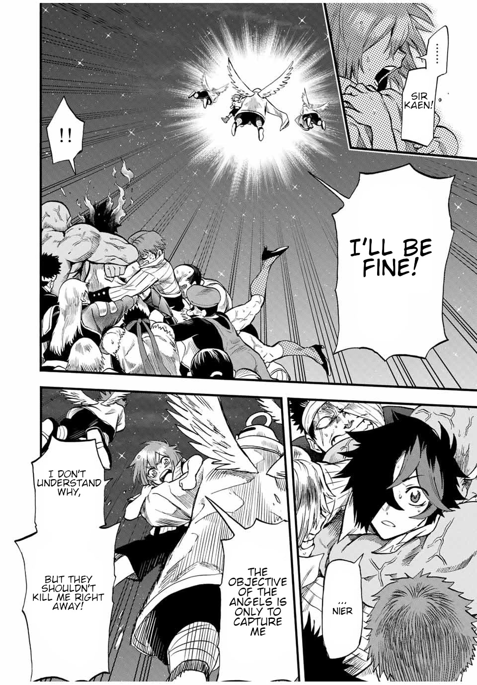 Jigoku no Gouka de Yaka re Tsuzuketa Shounen. Saikyou no Honou Tsukai to Natte Fukkatsu Suru. Chapter 74 page 5 - Chapter 74: The origin of the conflict.
